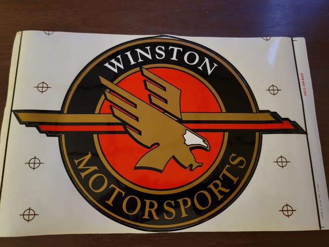 Vintage Winston Motorsports Decal