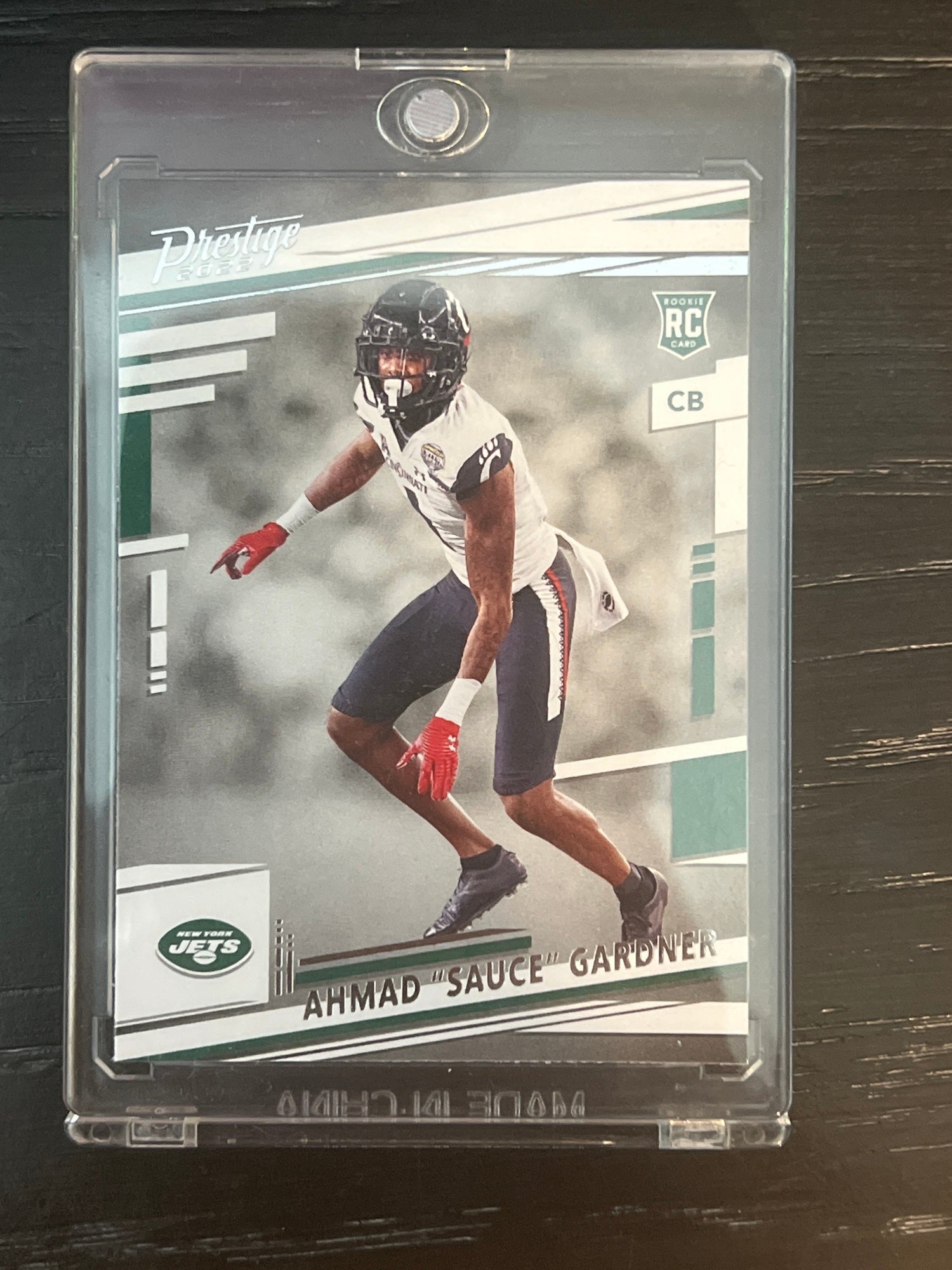 2022 Score Football Rookies Base #325 Ahmad Sauce Gardner - New York Jets