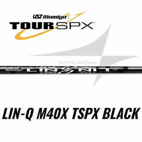 UST Mamiya LIN-Q M40X TSPX Black Wood Shaft 7F4 Low Ball Flight Low Spin