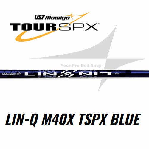 UST Mamiya LIN-Q M40X TSPX Blue Wood Shaft 7F5 Mid Ball Flight Mid-Low Spin