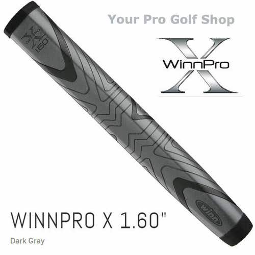 Winn Pro X 1.60" Dark Gray Putter Grip