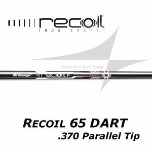 10 Shaft Set UST Mamiya Recoil DART 65 F3 .370 Parallel Tip Graphite Iron Shaft