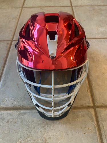 Player's Cascade S Helmet Chrome Red