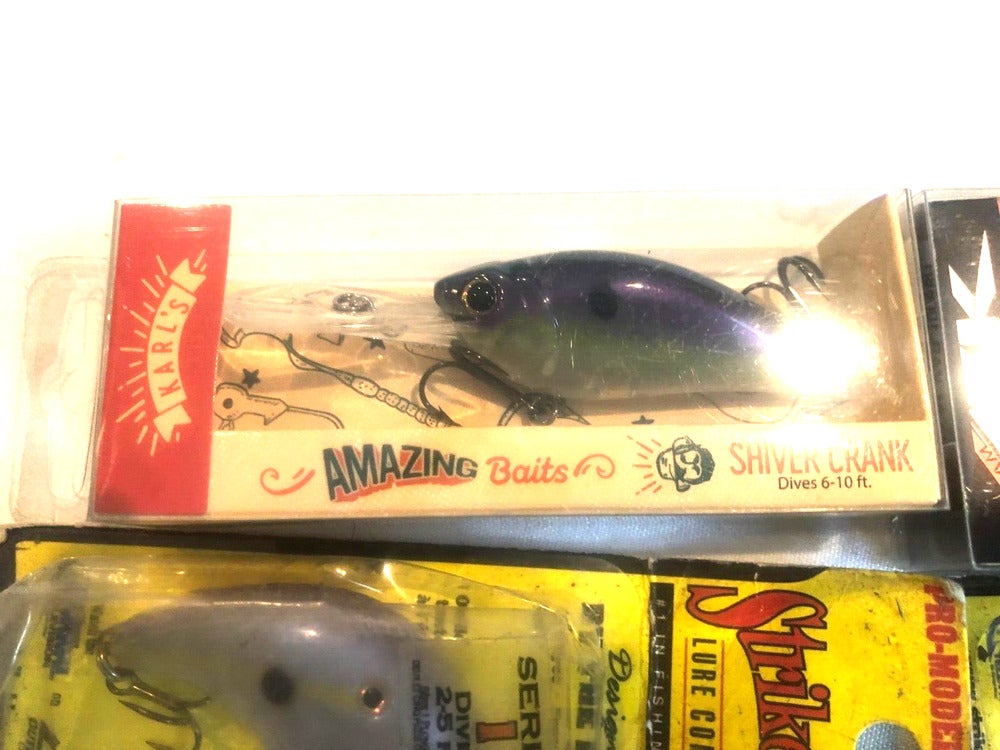 Crankbait Lot /2 Strike King Series 1 / Ark CT3-5/ Shiver Crank