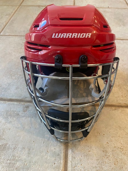 Size Large Player's Warrior Fatboy Alpha Pro Box Helmet | SidelineSwap