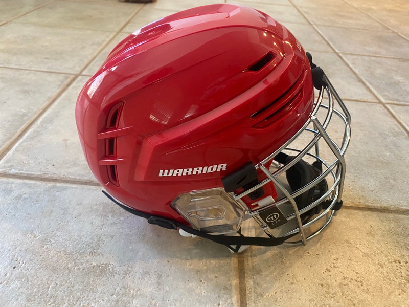 Size Large Player's Warrior Fatboy Alpha Pro Box Helmet | SidelineSwap