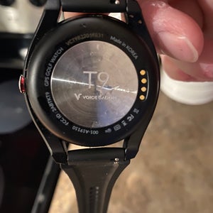 Voicecaddy T9 GPS smartwatch.