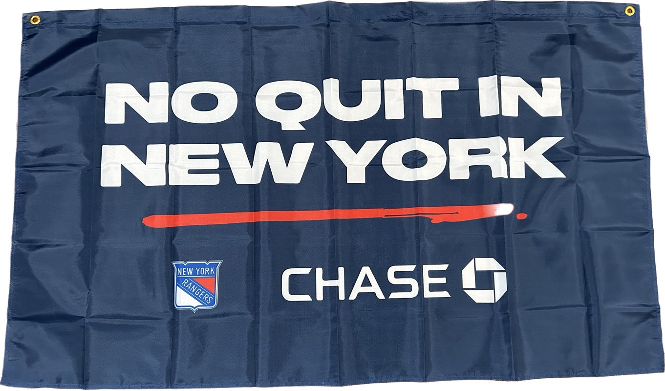 New York Rangers No Quit In New York 3 X 5 Ft Banner Flag