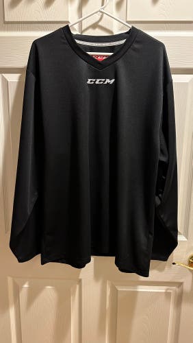 CCM 5000 Practice Jersey - Black, Senior, Size Large