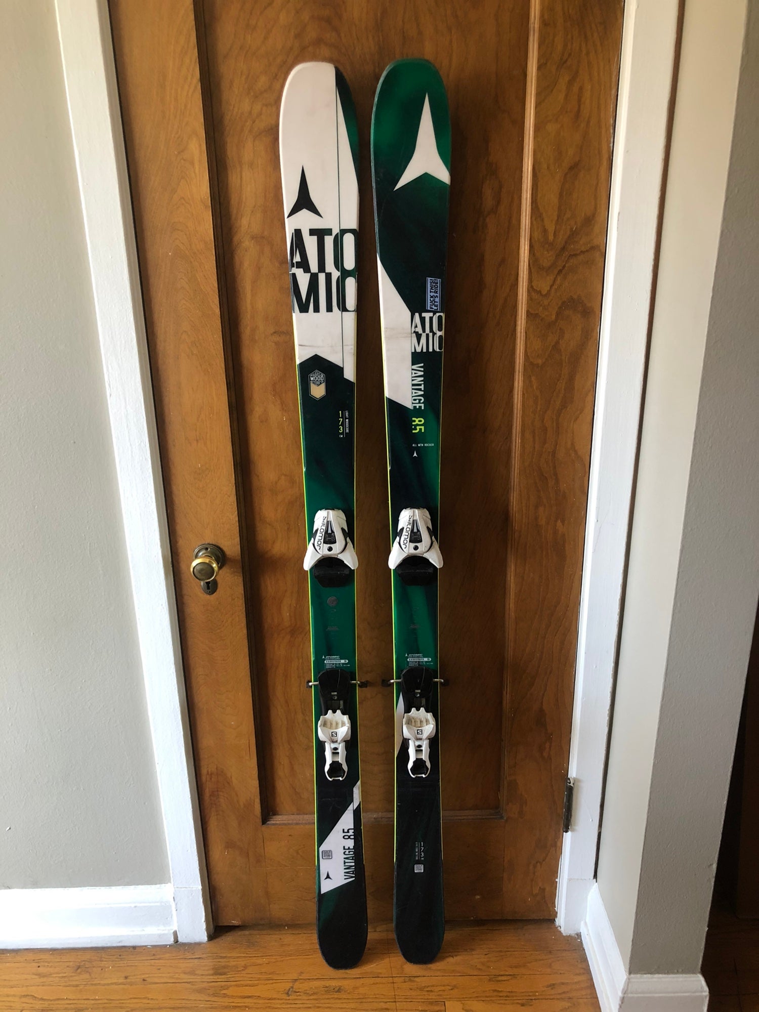 Used 2018 Atomic Vantage 85 Demo Ski with Bindings Size 157 