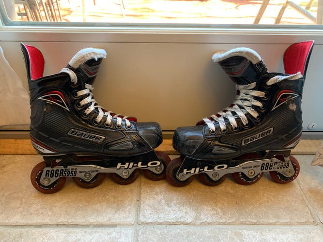 Used Bauer Vapor XR400 Inline Skates Regular Width Size 1