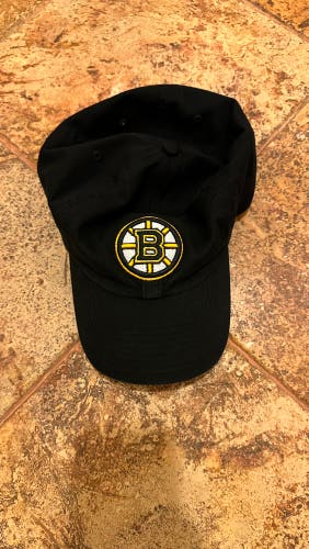 Men's Boston Bruins '47 Black Team Clean Up Adjustable Hat