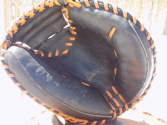 Used Rawlings Right Hand Throw Catcher's Renegade Baseball Glove 32.5"