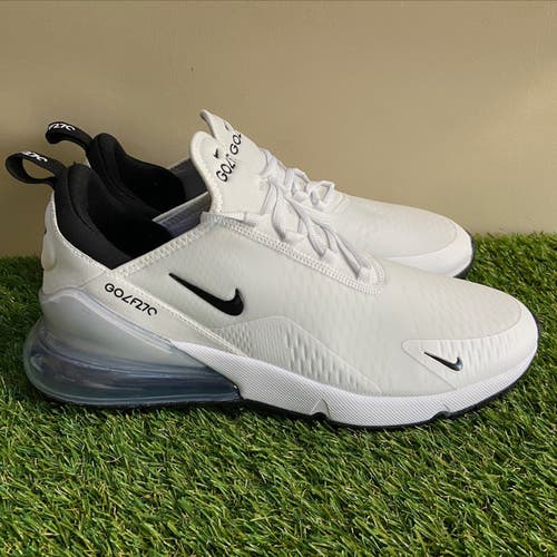 *SOLD* Mens Nike Air Max 270 G Golf Shoes White Black Platinum CK6483-102 Size 12 NEW