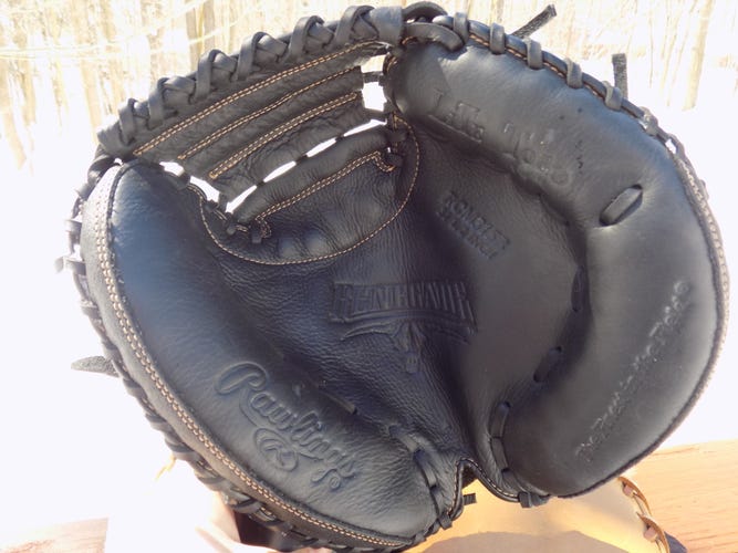 Used Rawlings Right Hand Throw Catcher's Renegade Baseball Glove 31.5"