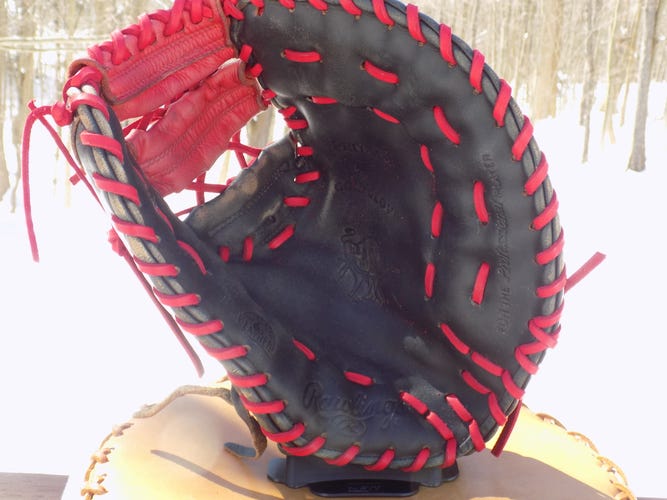 Used Rawlings Right Hand Throw First Base Heart of the Hide Baseball Glove 12.25"