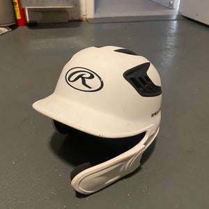 Used 6 3/8 - 7 1/8 Rawlings R16 EXT JR Batting Helmet