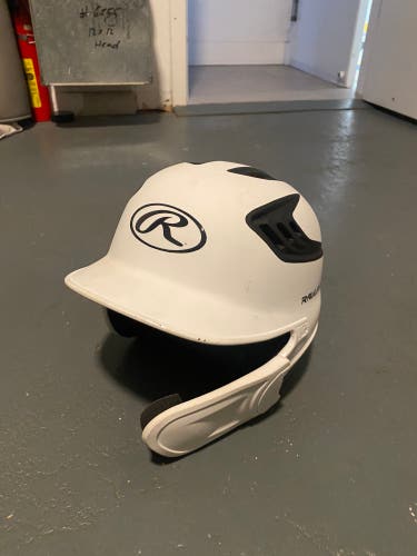 Used 6 3/8 - 7 1/8 Rawlings R16 EXT JR Batting Helmet