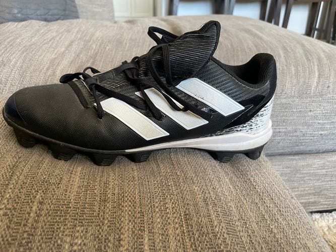 Black Men's Molded Cleats Low Top Adizero