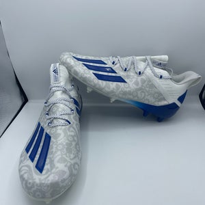 Adidas Adizero Reign Young King Football Cleats Blue White Sizes 11.5 FU6707