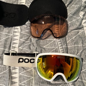 White POC Fovea Ski Goggles