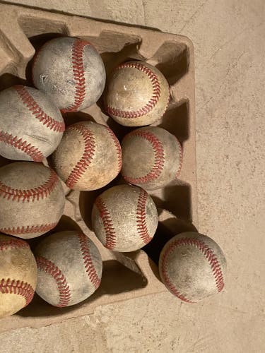 Baseballs 10 Pack Baseballs Well Used