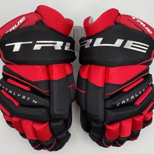 NEW True Catalyst 7X Gloves, Black/Red, 12”