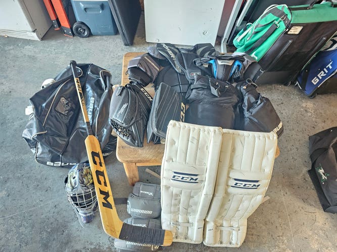 Used 30" Regular Goalie Full Set