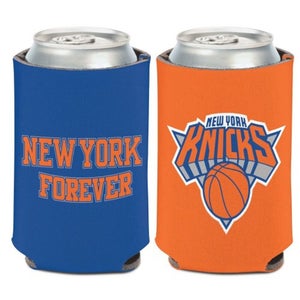 New York Knicks Can Cooler Two Sided Design NBA Collapsible Koozie