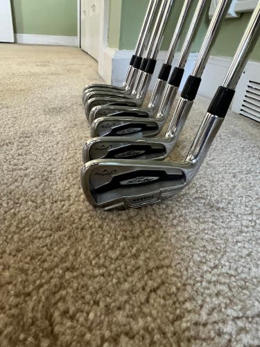 Men's Left Hand Stiff Flex Apex Pro Irons 3-PW