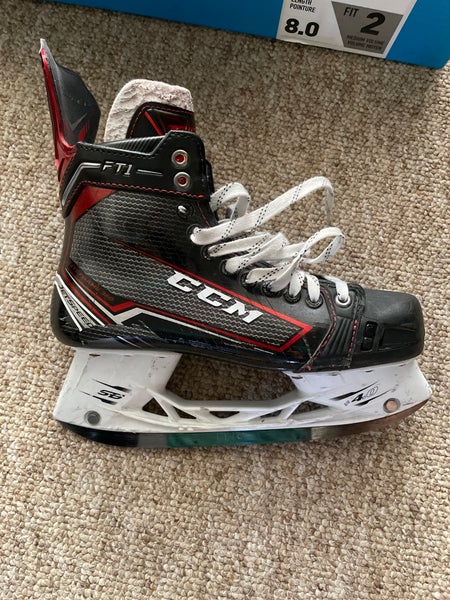 Used CCM Regular Width Size 8 JetSpeed FT1 Hockey Skates