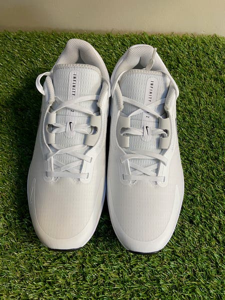 Nike Infinity Pro 2 White Black Photon Dust Golf Shoes  display picture 1