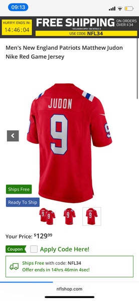 Matthew Judon New England Patriots Men's Nike Dri-FIT NFL Limited Football  Jersey.