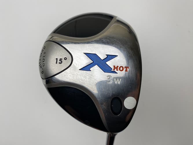 Callaway X Hot 3 Fairway Wood 15* Fujikura Banzai 65g Regular Graphite Mens RH