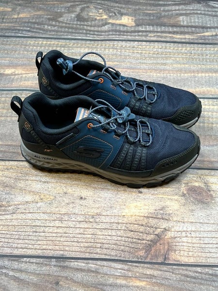 seco Misterioso Mayo Skechers Escape Plan All Terrain Mens Shoes Gray Blue 8.5W Hiking Trail  Sneakers | SidelineSwap