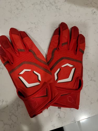 Used Large EvoShield Batting Gloves