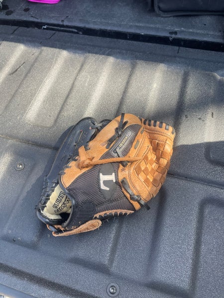 Uses baseball glove