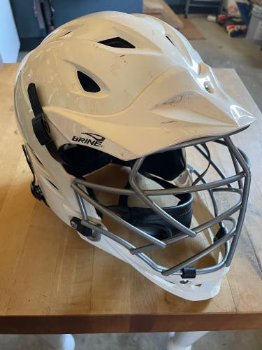 Used Brine Triumph Lacrosse Helmet