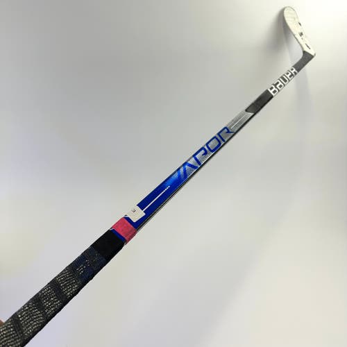Repaired Left Handed Blue Bauer Hyperlite | 82 Flex | P28 Curve | Grip | #E127