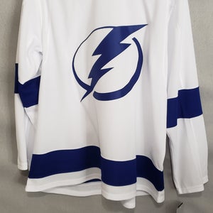 New White Tampa Bay Lightning Jersey Size 56 Men's Adidas Climalite Jersey