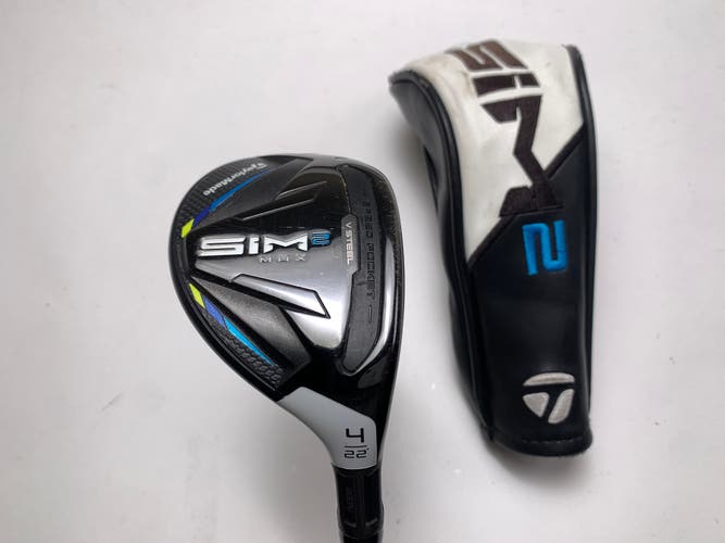 Taylormade SIM2 MAX Rescue 4 Hybrid 22* Fujikura Pro 2.0 Regular Graphite RH HC