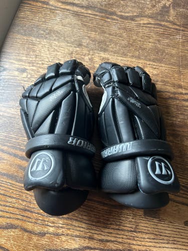 Used Warrior large Evo Lacrosse Gloves