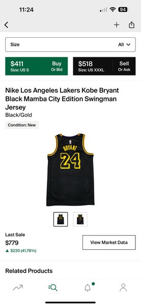 Shop Kobe Bryant Jersey Black Gold with great discounts and prices