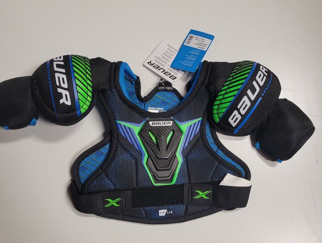 New Youth Large Bauer X Shoulder Pads