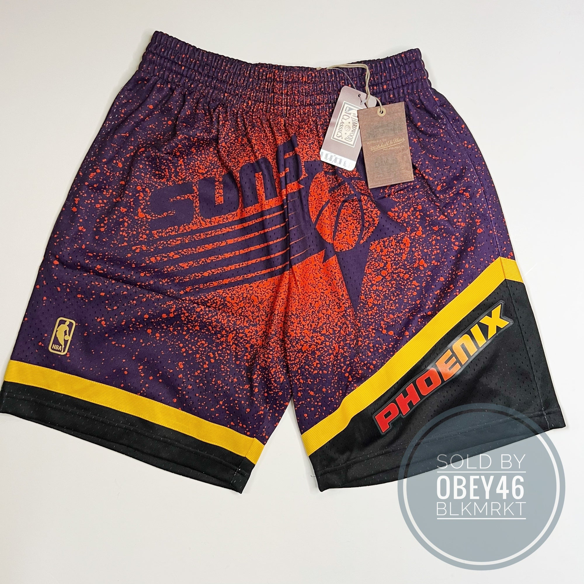 Mitchell & Ness NBA Swingman Shorts La Lakers Alternate 1996 Shorts Multi in size:M-10/12