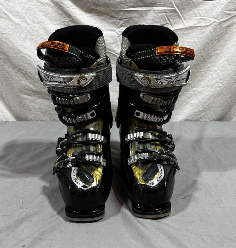 salomon biovent ski boots Select HV 80 W GW Women's (2024) The Salomon Mission RS 7 is a great boot for the intermediate skier that has a narrow to medium forefootand has a problem getting ski boots to fit their leg comfortably The My Custom Fit Sport Biovent Liner wicks moisture away keeping your foot dryer and warmer without packing out and feeling sloppy The Leather Liner makes the RS 7 easy to enter and exit The 102mm last and 80 flex are a good mix of comfort and performance Four Aluminum micro adjustable buckles help you get the fit dialed in just right for all day comfort The Tool Free Catch Adjustment on the upper cuff gives you a wide range of adjustments so the RS 7 will fit all leg shapes and sizes The Salomon Mission RS 7 is great for the intermediate that has problems finding boots that will fit their legs properlySalomon Mission RS 7 Ski Boots Mens Specs My Custom Fit Biovent Liner Leather Liner Tool Free Catch Adjustment on the Upper Cuff Bi Material PU Lower ShellUpper Cuff A Great Boot for Someone With a Narrow to Medium Forefoot With a Wider Shaft of the Leg Salomon Mission RS 7 Ski