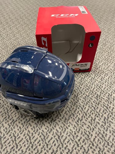 CCM Navy Tacks 910 large helmet