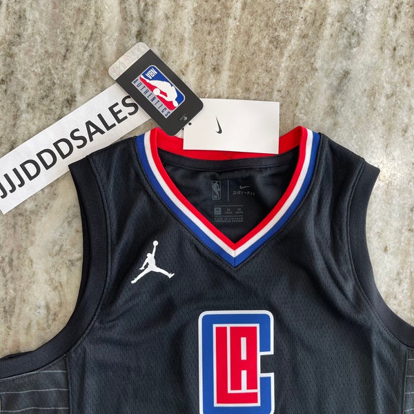 NBA Los Angeles Clippers Kawhi Leonard #2 Basketball Black T-Shirt Medium ~  Used