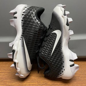 Nike Boys 12C Cleats Athletic Shoes Spikes Football Kids Swoosh FastFlex Black