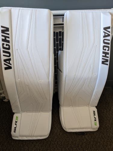 New 33" +2 Vaughn SLR3 Pro Carbon Goalie Leg Pads